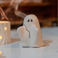 Halloween Geist, Handgemachter Dekor Räucherstäbchenhalter, Gruselige Wohndekoration von CeraBien