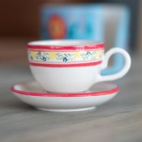 Handgemachte Espressotasse - Keramikkaffeetasse, Kaffeetasse, Blume Verzierte Becher, Blumen-Trinkgefäß, Mutter Geschenk Handgemachte Espressotasse - Keramikkaffeetasse, Kaffeetasse, Blume Verzierte Becher, Blumen-Trinkgefäß, Mutter Geschenk von CeraBien
