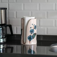Handtuchhalter - Orchid Kitchen Decor, Papierrollenhalter, Papierrollenhalter Arbeitsplatte von CeraBien