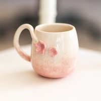 Kirschblüte - Handgemachte Kaffeetasse, Keramik Sakura Tasse, Kaffeetasse von CeraBien