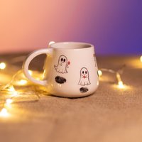 Lustiger Geist Becher, Halloween Kaffeetasse, Handgemachte Keramiktasse Lustiger Geist Becher, Halloween Kaffeetasse, Handgemachte Keramiktasse von CeraBien