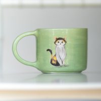 Niedliche Katze-Kaffee-Tasse Für Katzen-Liebhaber | Handgefertigte Keramik Tasse von CeraBien