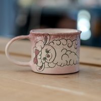Niedliche Lamm Keramik Tasse, Handgemachte Kaffeetasse, Tier Liebhaber Geschenk Niedliche Lamm Keramik Tasse, Handgemachte Kaffeetasse, Tier Liebhaber Geschenk von CeraBien