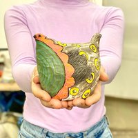 Mehrfarbiges Vogelornament, Süße Vogeldekoration, Süßes Geschenk Für Vogelliebhaber von CeramicArtbyLucy