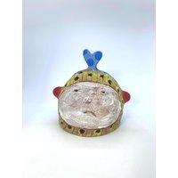 Funky Keramikleuchter Farbenfrohe Handgefertigte Kerzenleuchter von CeramicArtbyLucy