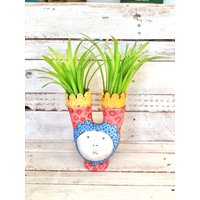 Rosa Vase, Blumenvase, Geschenk Für Neues Zuhause, Einweihungsgeschenk, Sommergeschenk, Rosa Deko, Süße Einweihungsvase, Funky Deko von CeramicArtbyLucy