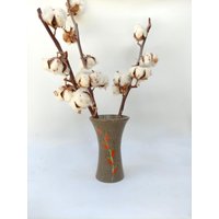 Keramik Tischvase | Dekorative Vase Runde Blumenvase Minimal Tischdekoration von CeramicByPearl