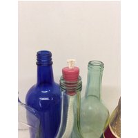 1 Himbeer Keramik Dochthalter Diy Öllampe Recycling Glasflaschen Kerze Flamme Innendekoration Baumwolldocht von CeramicWickHolders