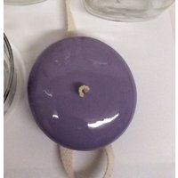 1 Orchidee Keramik Dochthalter Passt Weit Mund Freimaurer Diy Öllampe Recycling Glasgläser Behälter Kerze Flamme Dekoration Baumwolle Docht von CeramicWickHolders