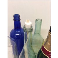 1 Weiße Keramik Dochthalter Diy Öllampe Recycling Glasflaschen Kerze Flamme Innendekoration Baumwolldocht von CeramicWickHolders