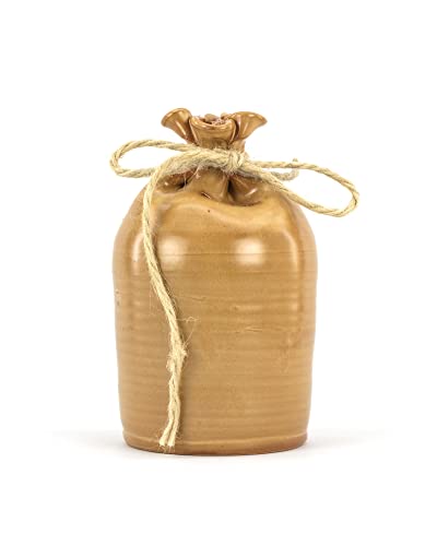 CEAR ceramiche - Sizilianische Spardose in Form eines Sacks zum Zerbrechen H 20 cm aus Keramik Steingut aus Caltagirone vollständig handgefertigt Farbe Leder CEAR ceramiche - Sizilianische Spardose in Form eines Sacks zum Zerbrechen H 20 cm aus Keramik Steingut aus Caltagirone vollständig handgefertigt Farbe Leder von Ceramiche Azzaro & Romano Caltagirone