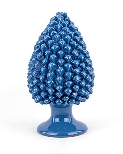 Sizilianischer Zapfen aus Caltagirone Keramik - Blau - H 30 cm - komplett handgefertigt - 100% Made in Italy Sizilianischer Zapfen aus Caltagirone Keramik - Blau - H 30 cm - komplett handgefertigt - 100% Made in Italy von Ceramiche Azzaro & Romano Caltagirone