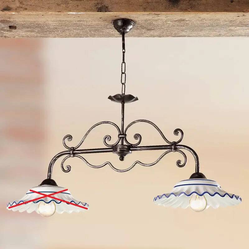 B-Ware Ceramiche Hängeleuchte Biliardi Hängelampe Pendellampe Leuchte Siehe Text/Foto von Ceramiche