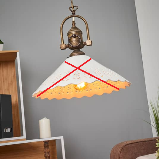 Ceramiche Pizzo Hängeleuchte Hängeleuchte Deckenlampe Siehe Text/Foto B-Ware Ceramiche Pizzo Hängeleuchte Hängeleuchte Deckenlampe Siehe Text/Foto B-Ware von Ceramiche