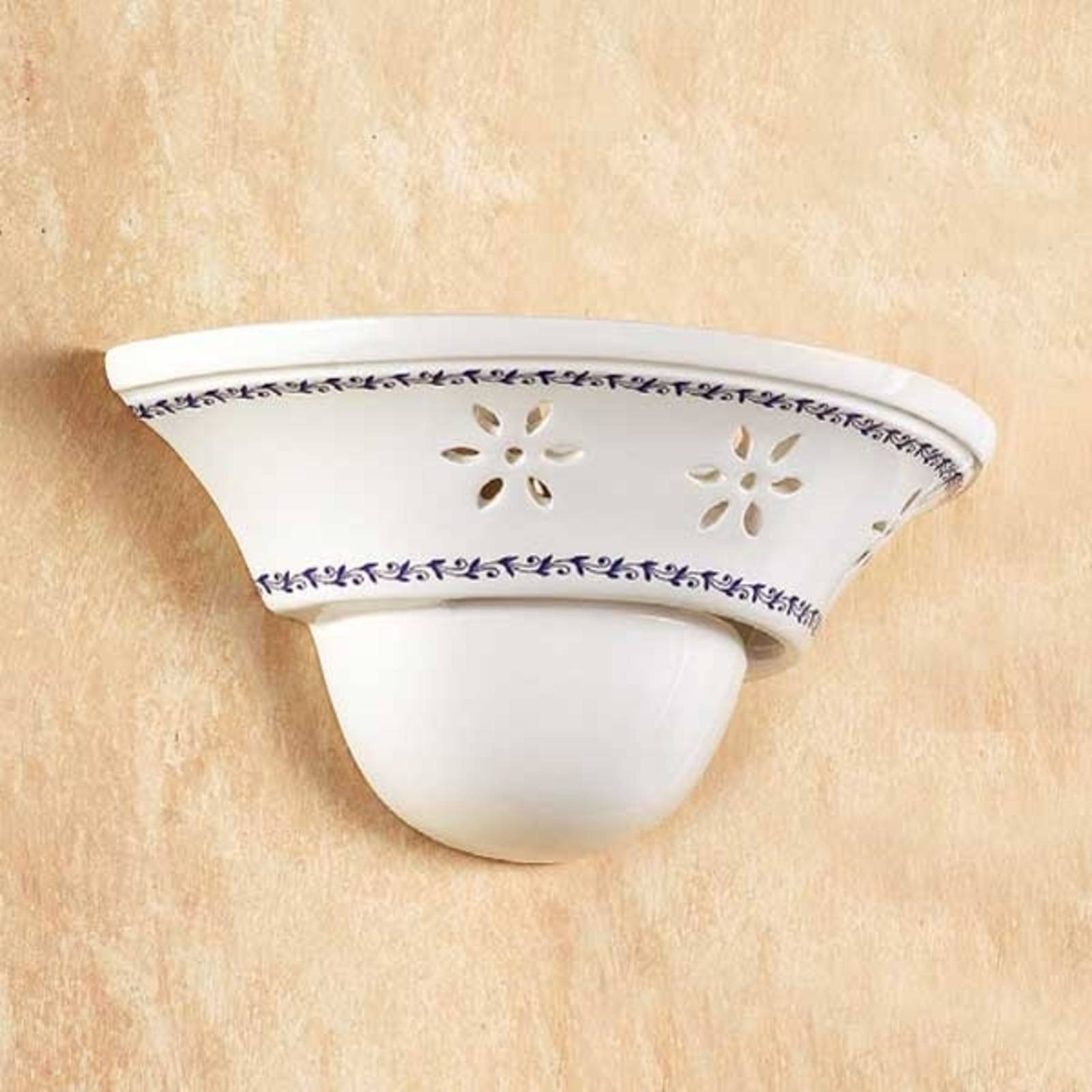 Wandleuchte Il Punti mit Keramikschale von Ceramiche