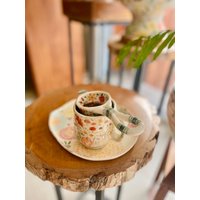 Keramik Kaninchen Becher, Handgemachte Kaffeetasse von CeramicoByZelis