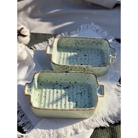 Mini Keramik Backform 500Ml - Handgemachte Kleine Servierschale Rustikale Ofenform Für Eine Chip-Resistente Keramik-Backformen Geschenk Feinschmecker von CeramicsAtelierStore