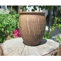 Keramik Becher Handarbeit Weinbecher Ton Wikinger Tasse Rad Geworfen Kleine von CeramicsByPustovit