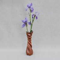 Handgemachte Keramik Vase Im Modernen Stil Für Blumen Oder Ekibana. Milchkeramik Mit Glasur Überzogen von CeramicsDoladu