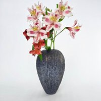 Handgefertigte Keramik Blumenvase/Rustikale Stil Vase Raku Einweihungsgeschenk Dekoration Primitiv von CeramicsHomeDecor