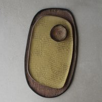 Rustikale Muster Gelb Oder Rosa Keramik Teller Servierplatte Handgemachte Glasierte Ton Handwerker Geschirr Steingut Platte von CeramicsStories