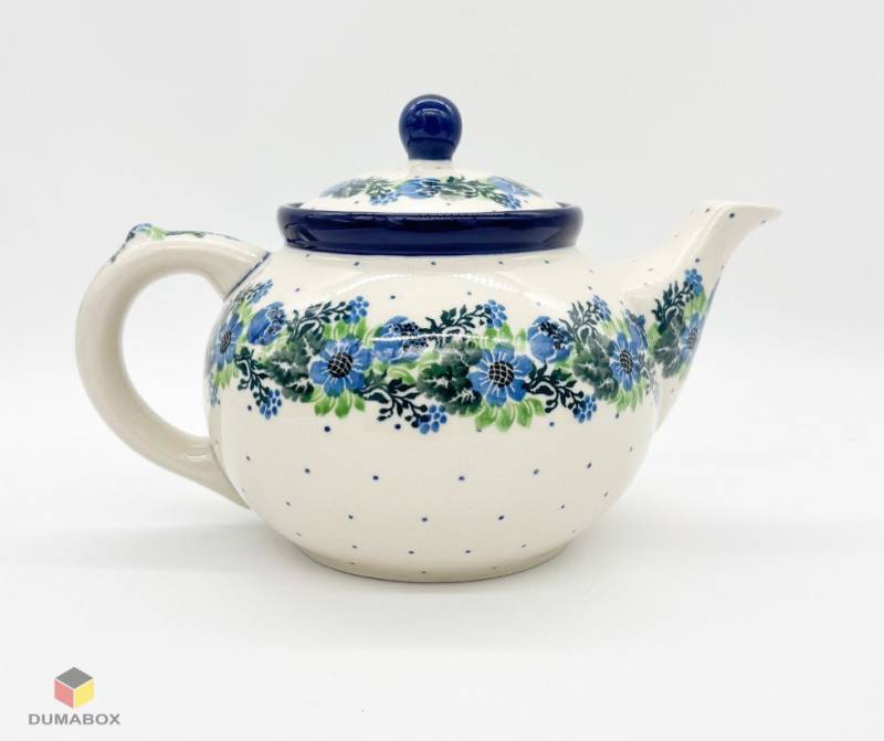 Ceramika Artystyczna Bolesławiec Teekanne Bunzlauer Keramik Teekanne mit Sieb Handgemalt Handgemacht Ceramika Artystyczna Bolesławiec Teekanne Bunzlauer Keramik Teekanne mit Sieb Handgemalt Handgemacht von Ceramika Artystyczna Bolesławiec