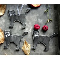 Schwarze Keramik Weihnachtsschmuck Waldkeramik Wohnkultur 3Er-Set Schwarze Keramik Weihnachtsschmuck Waldkeramik Wohnkultur 3Er-Set von Ceraminic