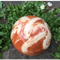 Terracotta Keramik Kugel Terra Meliert Gartendekoration Unikat Getöpfert Handarbeit Deko Unikate Dekoration Ton Cool Glasiert Terracotta Keramik Kugel Terra Meliert Gartendekoration Unikat Getöpfert Handarbeit Deko Unikate Dekoration Ton Cool Glasiert von Ceratina
