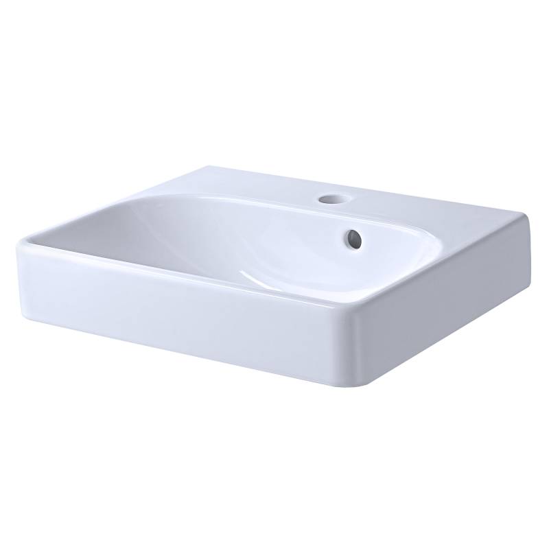 Geberit Handwaschbecken eckig 'Smyle Square' weiß 45 x 16 x 36 cm von Geberit