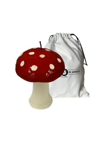 Pilzkerze - Bordeaux mit weißen Punkten - 2 cm Höhe - 5 cm Breite - Handarbeit - Made in Italy - Geschenkidee - Cereria di Giorgio - Herbst Pilzkerze - Bordeaux mit weißen Punkten - 2 cm Höhe - 5 cm Breite - Handarbeit - Made in Italy - Geschenkidee - Cereria di Giorgio - Herbst von Cereria di Giorgio