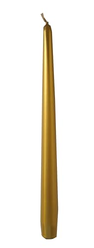 Risthò 56226_22 Kerzen, Wachs, goldfarben, Einheitsgröße von Cereria di Giorgio