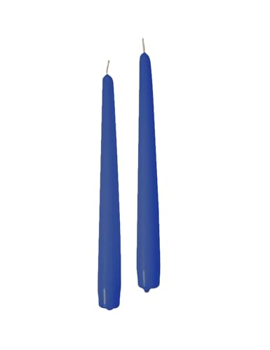 Set mit 10 konischen Kerzen, Durchmesser 2,2 cm, Höhe 25 cm, Farbe Duskblau, hergestellt in Italien, Kerzen Horeca Cereria Di Giorgio Set mit 10 konischen Kerzen, Durchmesser 2,2 cm, Höhe 25 cm, Farbe Duskblau, hergestellt in Italien, Kerzen Horeca Cereria Di Giorgio von Cereria di Giorgio