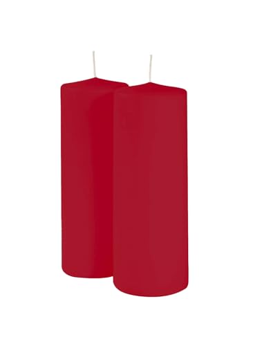 Stumpenkerzen Durchmesser 7 cm Höhe 20 cm - 2 Stück - Farbe Idian Red - Cereria Di Giorgio Stumpenkerzen Durchmesser 7 cm Höhe 20 cm - 2 Stück - Farbe Idian Red - Cereria Di Giorgio von Cereria di Giorgio