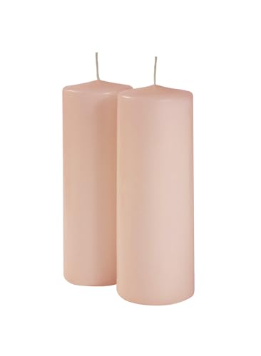 Stumpenkerzen Durchmesser 7 cm Höhe 20 cm - 2 Stück - Farbe Puder - Cereria Di Giorgio Stumpenkerzen Durchmesser 7 cm Höhe 20 cm - 2 Stück - Farbe Puder - Cereria Di Giorgio von Cereria di Giorgio