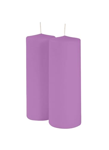 Stumpenkerzen Durchmesser 7 cm Höhe 20 cm - 2 Stück - Farbe Violett - Cereria Di Giorgio Stumpenkerzen Durchmesser 7 cm Höhe 20 cm - 2 Stück - Farbe Violett - Cereria Di Giorgio von Cereria di Giorgio