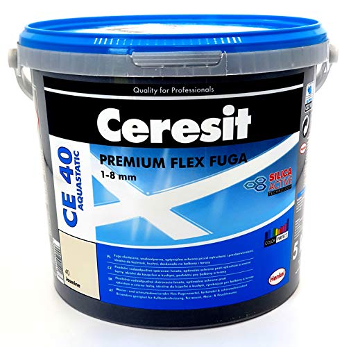 Ceresit CE40 Aquastatic Fugenmörtel, 1-8 mm, 5 kg Eimer von Ceresit