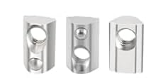 20 Stück Nutensteine M8 mit Zentrierung Kugel Nut,T Nutsteine Schrauben Set,Gleitmutter mit Federkugel,Kohlenstoffstahl Gleitmutter mit Federkugel T Nutsteine Set für Aluminiumprofil-Extrusionsschlitz von Cerioll