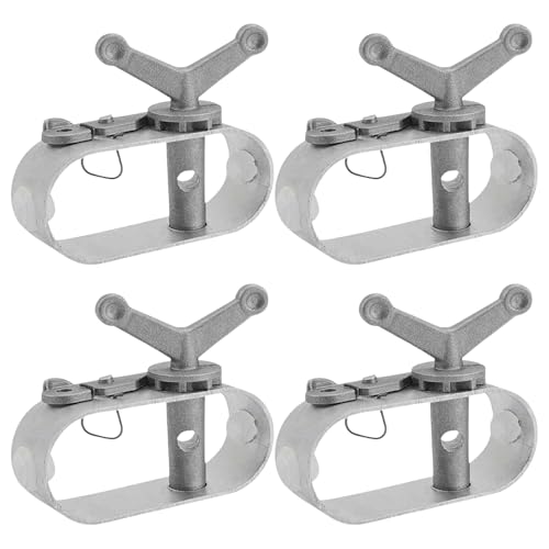 4 Stück Drahtseil Spanner, Aluminiumlegierung Drahtseil Spanner, Planenspanner Kein Seil Lieferumfang Enthalten, Spannschloss Abdeckplane Seilspanner Poolabdeckung, für Winter Pool von Cerioll