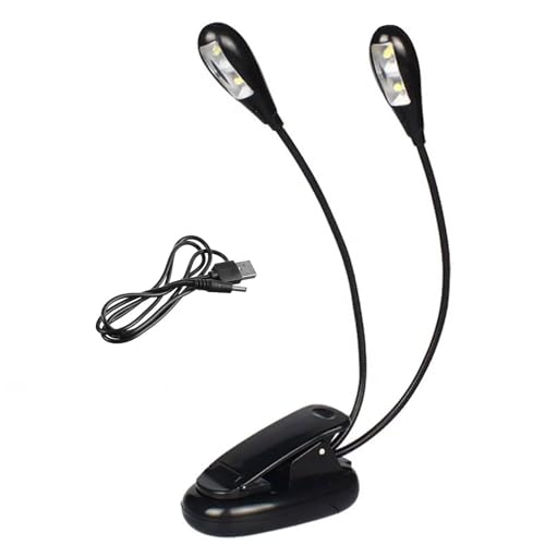 Cerioll Notenständer LED-Licht, LED Notenpultleuchte, Notenpultleuchte Klemmlampe, Für Klavierständer, Notenständer von Cerioll