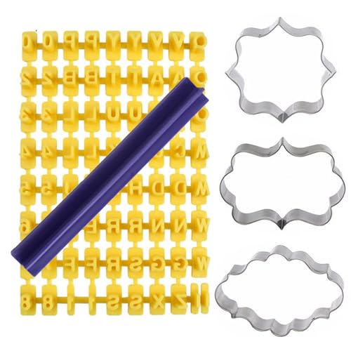 Buchstaben Fondant Schimmel,Ausstechförmchen,Keksausstecher,Ausstecher,Keksstempel,Plätzchenformen Für Kinder,Keksstempel Buchstaben Alphabet,Buchstaben Und Zahlen Buchstaben Ausstecher Für Fondant von Cerioll