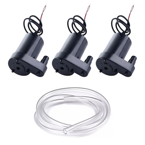 Mini Wasserpumpe 3V, 3 Stück Micro Motorpumpe Dc 3V, 3m Pvc Schlauch Für Aquarium Garten Zur Bewässerung Pflanzen Blumen Mini Wasserpumpe 3V, 3 Stück Micro Motorpumpe Dc 3V, 3m Pvc Schlauch Für Aquarium Garten Zur Bewässerung Pflanzen Blumen von Cerioll