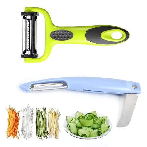 Multifunktion Sparschäler, Multifunktion 3 In 1 Sparschäler Und 2-In-1 Schäler, Professionell Gemüseschäler & Obstschäler, Multifunktion Gemüseschäler, Schwenkschäler, Karottenschäler Von Kartoffeln Multifunktion Sparschäler, Multifunktion 3 In 1 Sparschäler Und 2-In-1 Schäler, Professionell Gemüseschäler & Obstschäler, Multifunktion Gemüseschäler, Schwenkschäler, Karottenschäler Von Kartoffeln von Cerioll