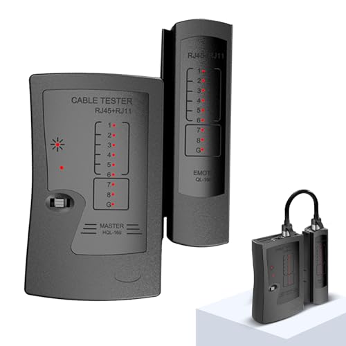 Netzwerk Kabeltester,Netzwerktester,LAN Tester RJ11 RJ45 ISDN LAN,LAN Network Cable Tester,Network Cable Tester,Netzwerk Testgerät,Netzwerkkabel Tester,Netzwerk Kabel Tester,LAN Netzwerktester,Schwarz Netzwerk Kabeltester,Netzwerktester,LAN Tester RJ11 RJ45 ISDN LAN,LAN Network Cable Tester,Network Cable Tester,Netzwerk Testgerät,Netzwerkkabel Tester,Netzwerk Kabel Tester,LAN Netzwerktester,Schwarz von Cerioll