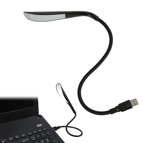 USB Anschluss Leselampe, USB Schwanenhals, USB LED Lampe, USB-Lampen, Mini-USB-Licht Für Laptop, USB-Leselampe, Dimmbares Leselicht, LED-USB-Licht, Notebook-Leselampe, USB Schwanenhals Lampe, Schwarz von Cerioll