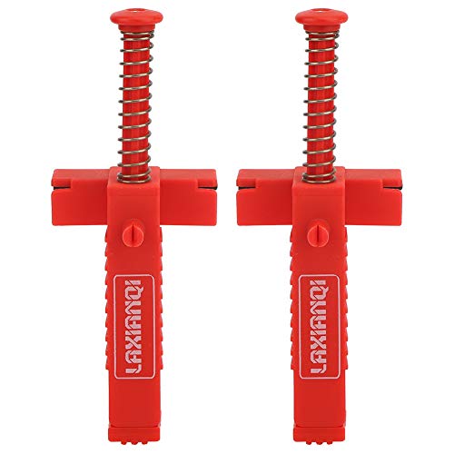 2 Stück Ziegelstein Line Runner Wire Drawer Maurer Werkzeug, Fixer Brick Line Clips Puller Wire Clamp Brick Liner Clamps, Nivellierung Messwerkzeug technisches Zubehr für (Roter von Cerlingwee