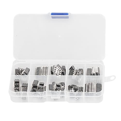 85-teiliges IC-Sortiment-Set, 10 Arten Integrierte Schaltkreis-Chip-IC-Chips-Sortiment-Set, Einschlielich NE555 LM324 LM393 UA741 ULN2803 LM358 LM386 NE5532 ULN2003 PC817 für 85-teiliges IC-Sortiment-Set, 10 Arten Integrierte Schaltkreis-Chip-IC-Chips-Sortiment-Set, Einschlielich NE555 LM324 LM393 UA741 ULN2803 LM358 LM386 NE5532 ULN2003 PC817 für von Cerlingwee