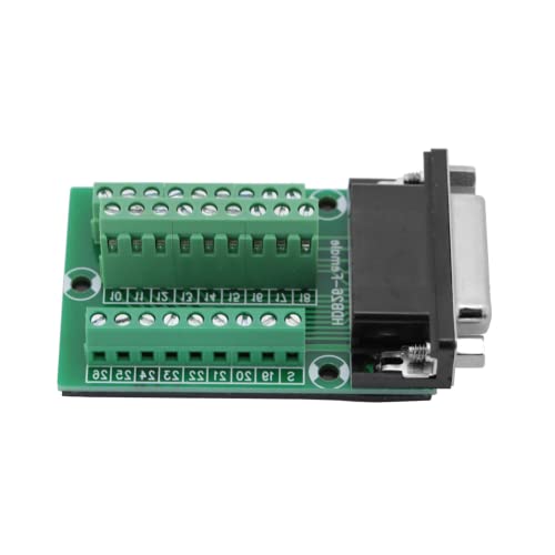DB26 Breakout Board, professionelles DB26-M2-01-Steckverbinder-Breakout-Board-Modul für die Verkabelung elektronischer Komponenten von Cerlingwee