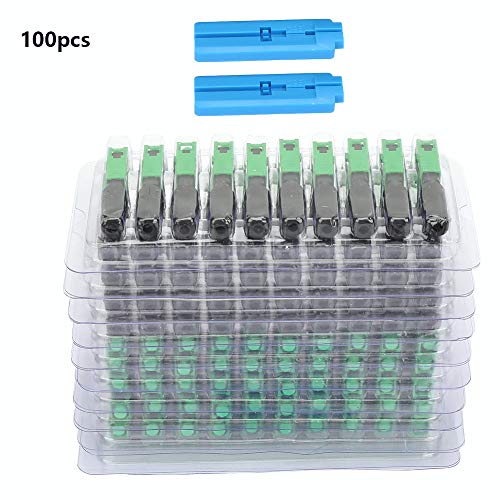 100 Pcs Embedded Optic Fiber Connector, SC Optic Fiber Embedded, Quick Assembly Connector Adapter, Embedded Quick Assembly Connector for FTTH 100 Pcs Embedded Optic Fiber Connector, SC Optic Fiber Embedded, Quick Assembly Connector Adapter, Embedded Quick Assembly Connector for FTTH von Cerlyiont