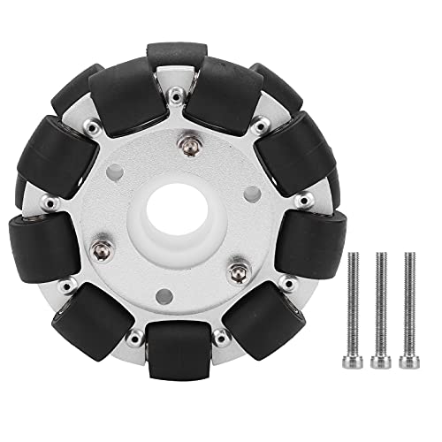 100mm Omni Directional Wheel, Double Aluminum Loading 30KG for Platform Robotic Kit 14054, Direction Roller Replacement Accessories 100mm Omni Directional Wheel, Double Aluminum Loading 30KG for Platform Robotic Kit 14054, Direction Roller Replacement Accessories von Cerlyiont