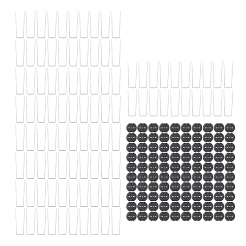 100pcs Stake Staple U -Form heißes Dip verzinkter Stahl Bodennadel Landschaft Spikes mit Puffer Waschmaschine Rasen Kantewerkzeug für Gartenlandschaft von Cerlyiont